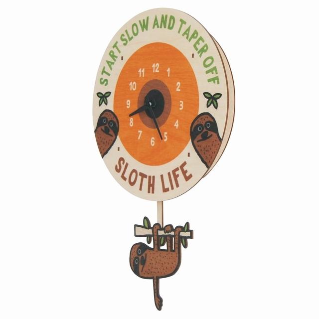 【特価】MODERN MOOSE モダンムース PCPEN082 ナマケモノ 壁掛け 振り子時計【正規】 | モダンムース | 01