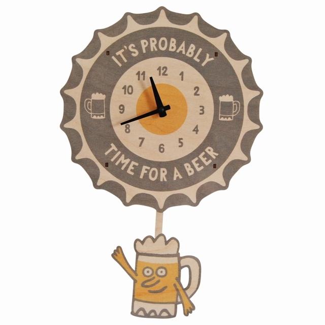 Modern Moose モダンムース Pcpen086 ビール 壁掛け振り子時計 正規 Pcpen086 Second Optical Watch Store 通販 Yahoo ショッピング