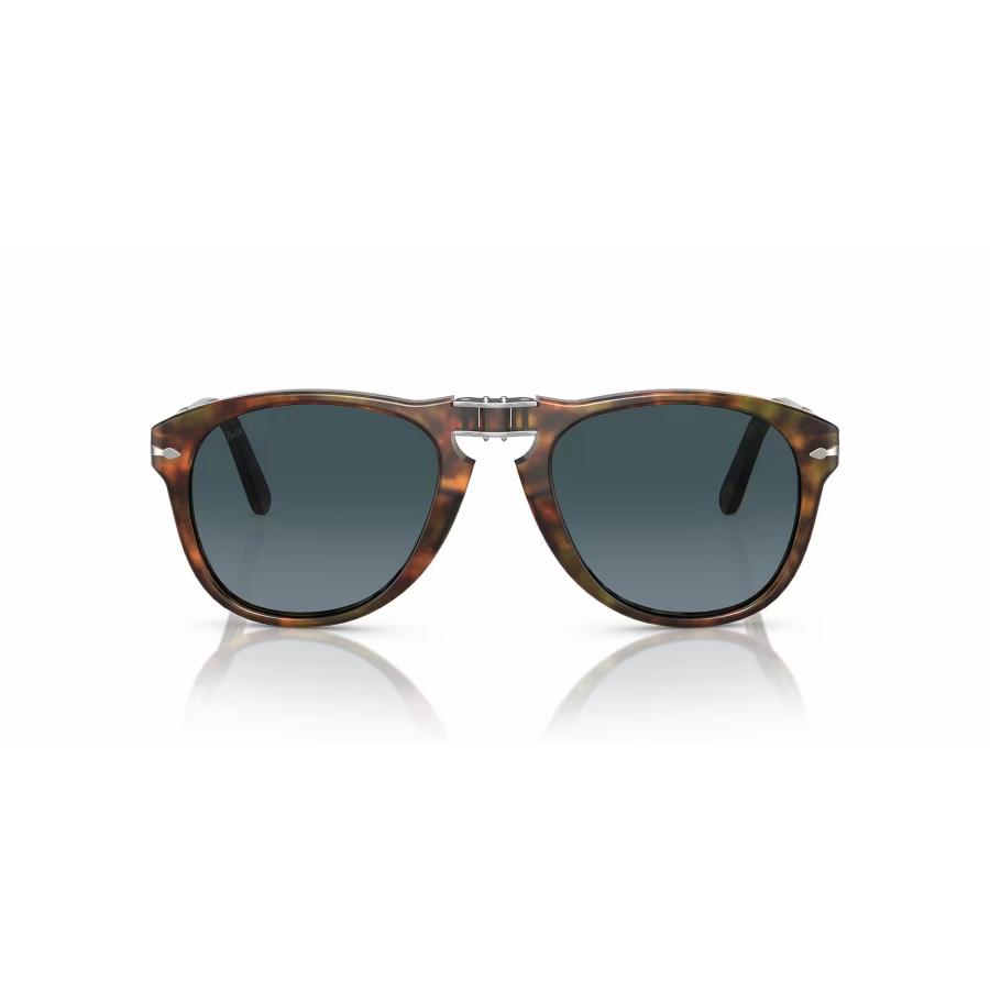 Persol ペルソール 714SM スティーブ・マックイーン 復刻 Col.0108S3 ブラウン ポラライズド偏光レンズ 折りたたみ式 ティアドロップ サングラス 正規輸入品｜e-second｜03