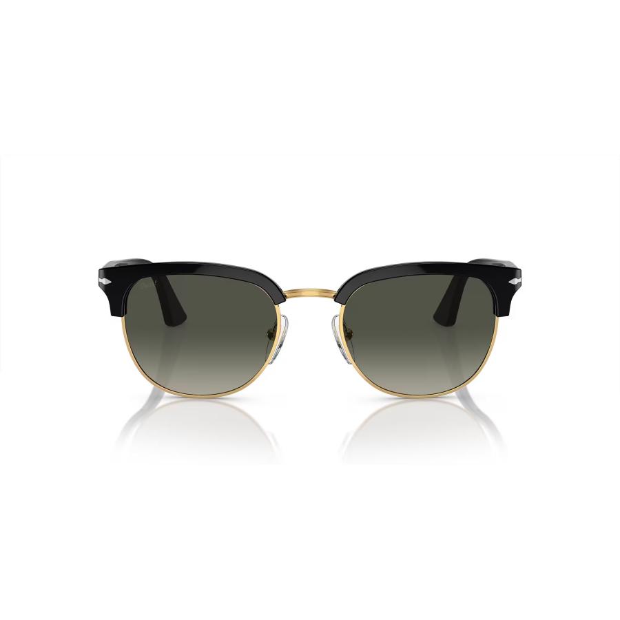 Persol ペルソール 3105S Col.112871 フレーム:黒 レンズ:グレー サーモントブロータイプ サングラス 正規輸入品の画像