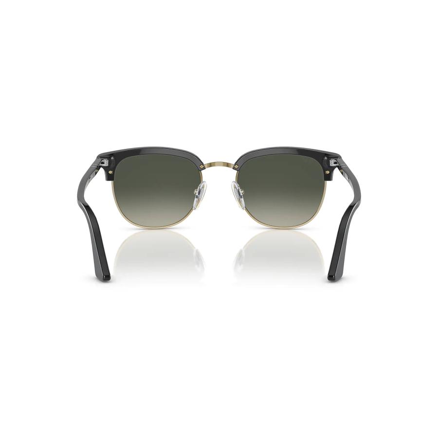 Persol ペルソール 3105S Col.112871 フレーム:黒 レンズ:グレー サーモントブロータイプ サングラス 正規輸入品の画像