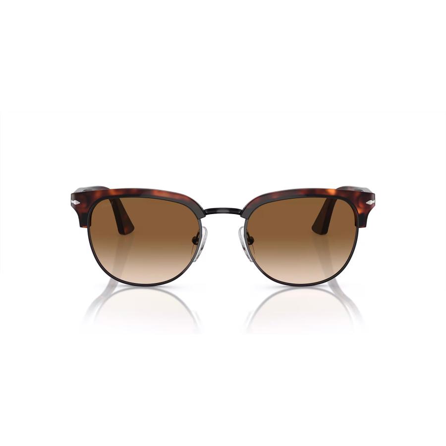 Persol ペルソール 3105S Col.112751 フレーム:HAVANA レンズ:茶グラデーション サーモントブロータイプ サングラス 正規輸入品の画像