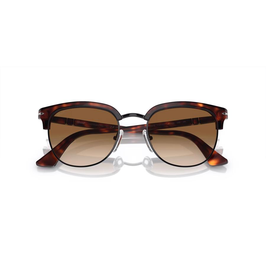 Persol ペルソール 3105S Col.112751 フレーム:HAVANA レンズ:茶グラデーション サーモントブロータイプ サングラス 正規輸入品の画像