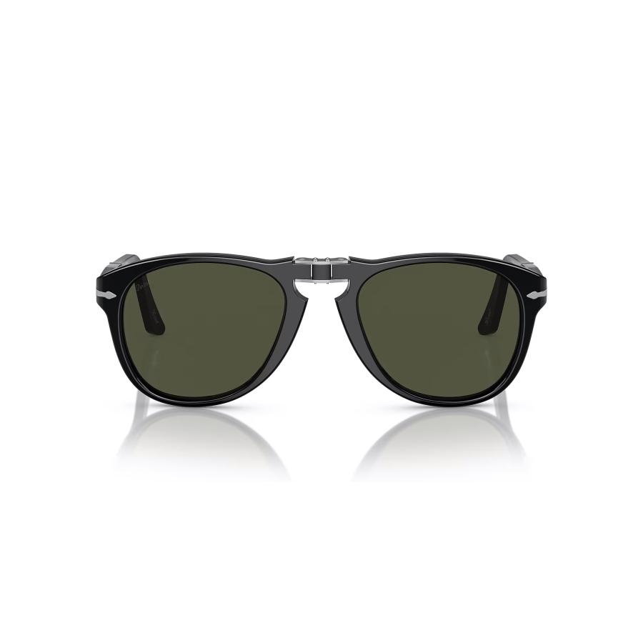 Persol ペルソール 714 Col.95/31 ブラック 黒 折りたたみ式 54サイズ ティアドロップ サングラス 正規輸入品 | persol | 02