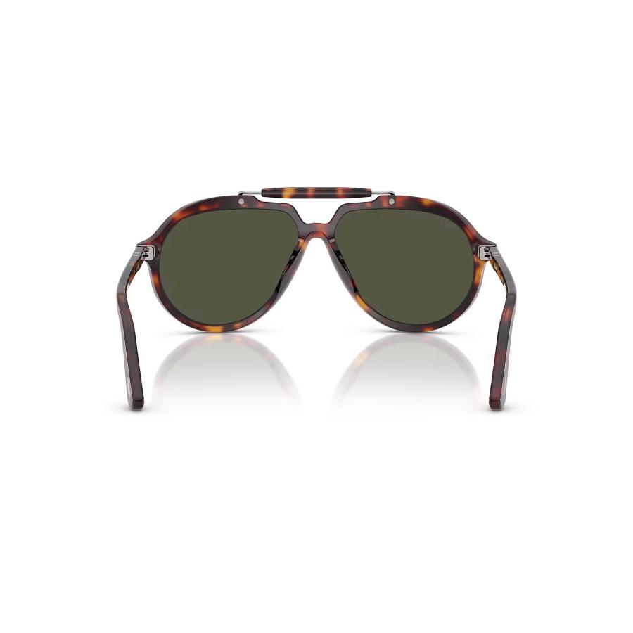 Persol ペルソール 0202S Col.24/31(Havana/Green) Netflix「SENNA」コラボレーションモデル ガラスレンズ ティアドロップ サングラス 正規輸入品 | persol | 04