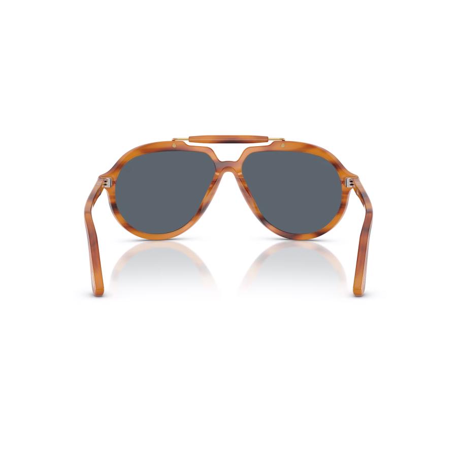 Persol ペルソール 0202S Col.960/R5(Striped Brown/Blue) Netflix「SENNA」コラボレーションモデル ガラスレンズ ティアドロップ サングラス 正規輸入品 | persol | 04