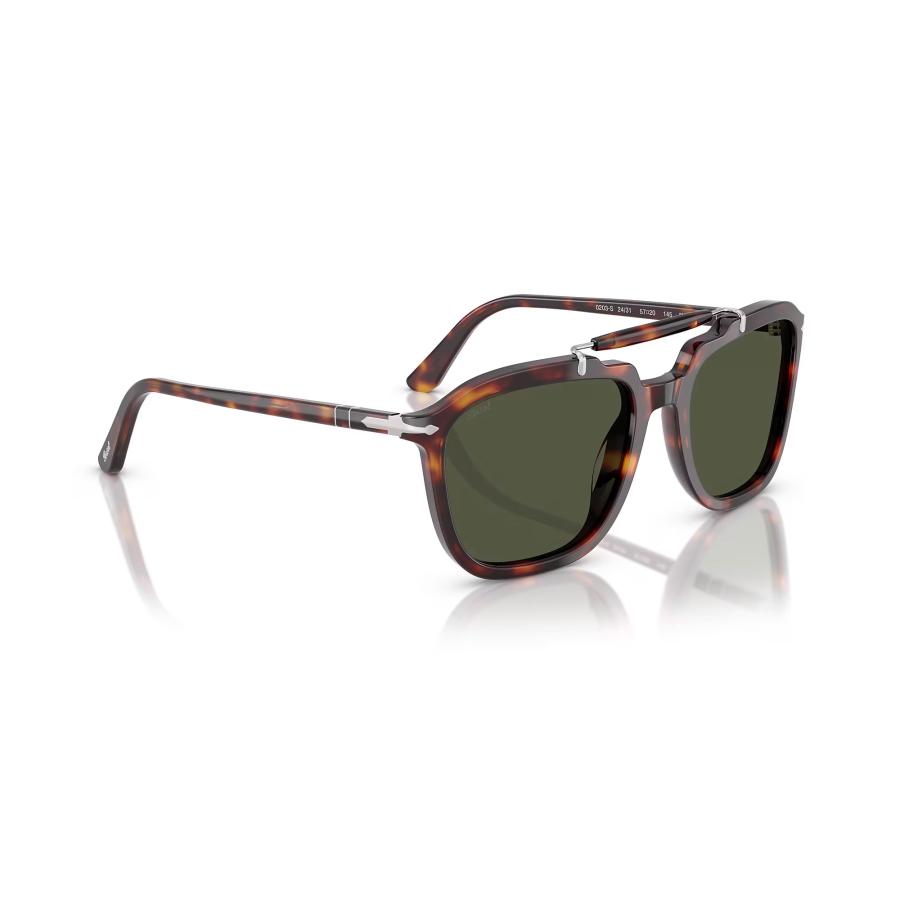Persol ペルソール 0203S Col.24/31(Havana/Green) Netflix「SENNA」コラボレーションモデル ガラスレンズ ウェリントン サングラス 正規輸入品 | persol | 02