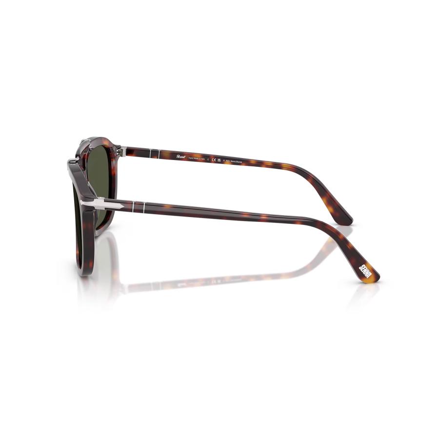 Persol ペルソール 0203S Col.24/31(Havana/Green) Netflix「SENNA」コラボレーションモデル ガラスレンズ ウェリントン サングラス 正規輸入品 | persol | 03