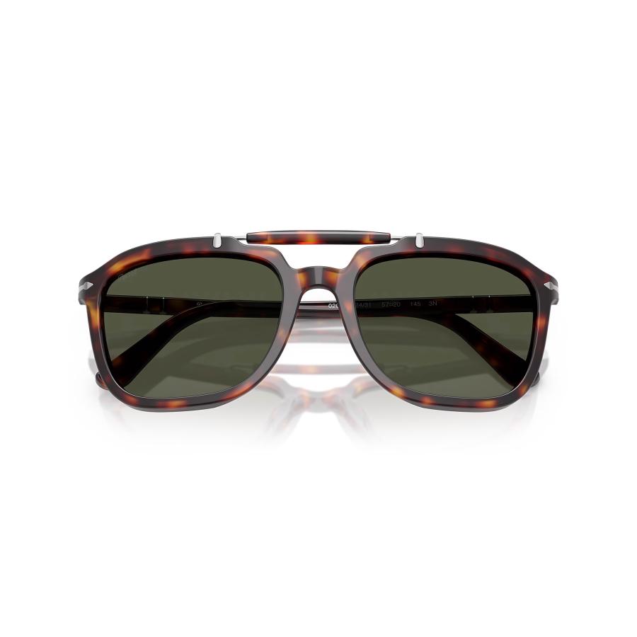 Persol ペルソール 0203S Col.24/31(Havana/Green) Netflix「SENNA」コラボレーションモデル ガラスレンズ ウェリントン サングラス 正規輸入品 | persol | 05