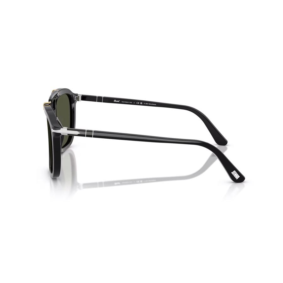 Persol ペルソール 0203S Col.95/31(Black/Green) Netflix「SENNA」コラボレーションモデル ガラスレンズ ウェリントン サングラス 正規輸入品 | persol | 03