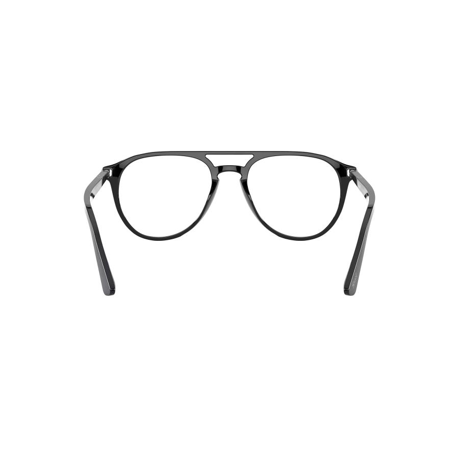 Persol ペルソール 3160V Col.95 Black 黒 ツーブリッジ ティアドロップタイプ メガネ 正規輸入品 | persol | 03