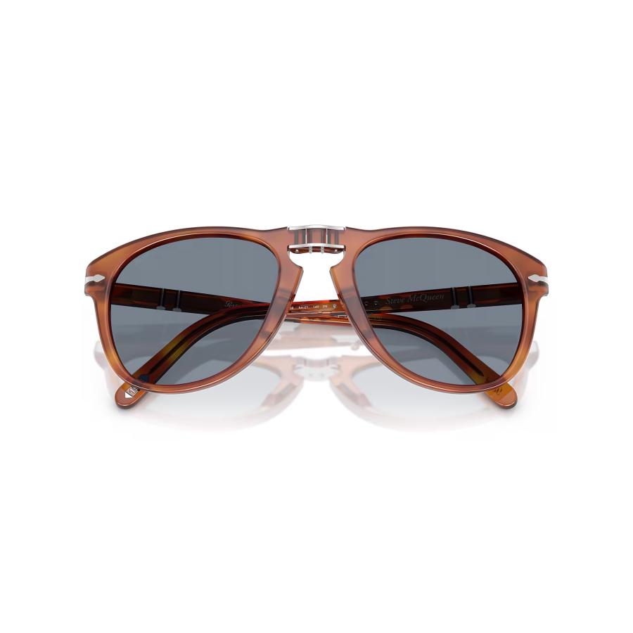 Persol ペルソール 714SM Steve McQueen スティーブ・マックイーン 限定BOX Col.S96/56 茶(レンズ：ライトブルーガラス) ティアドロップ サングラス 正規輸入品 | persol | 06