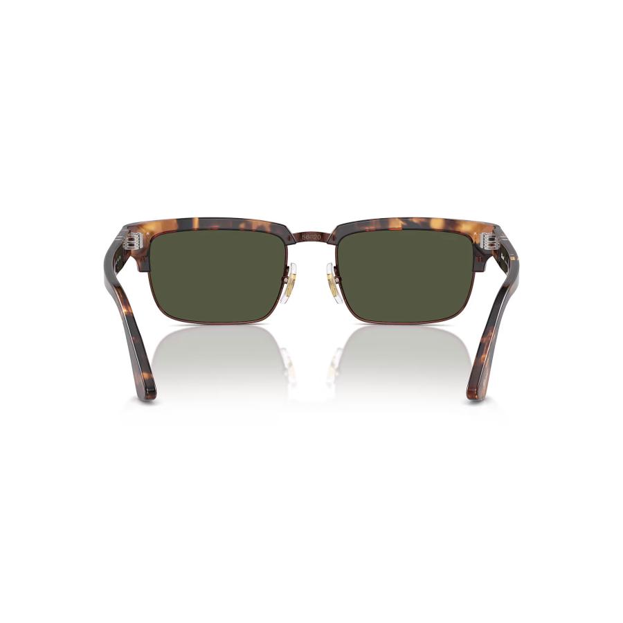 Persol ペルソール 3354S Col.110231 Honey Tortoise/Brown 茶系 (レンズ：Green) スクエア サーモントブロータイプ サングラス 正規輸入品 | persol | 04