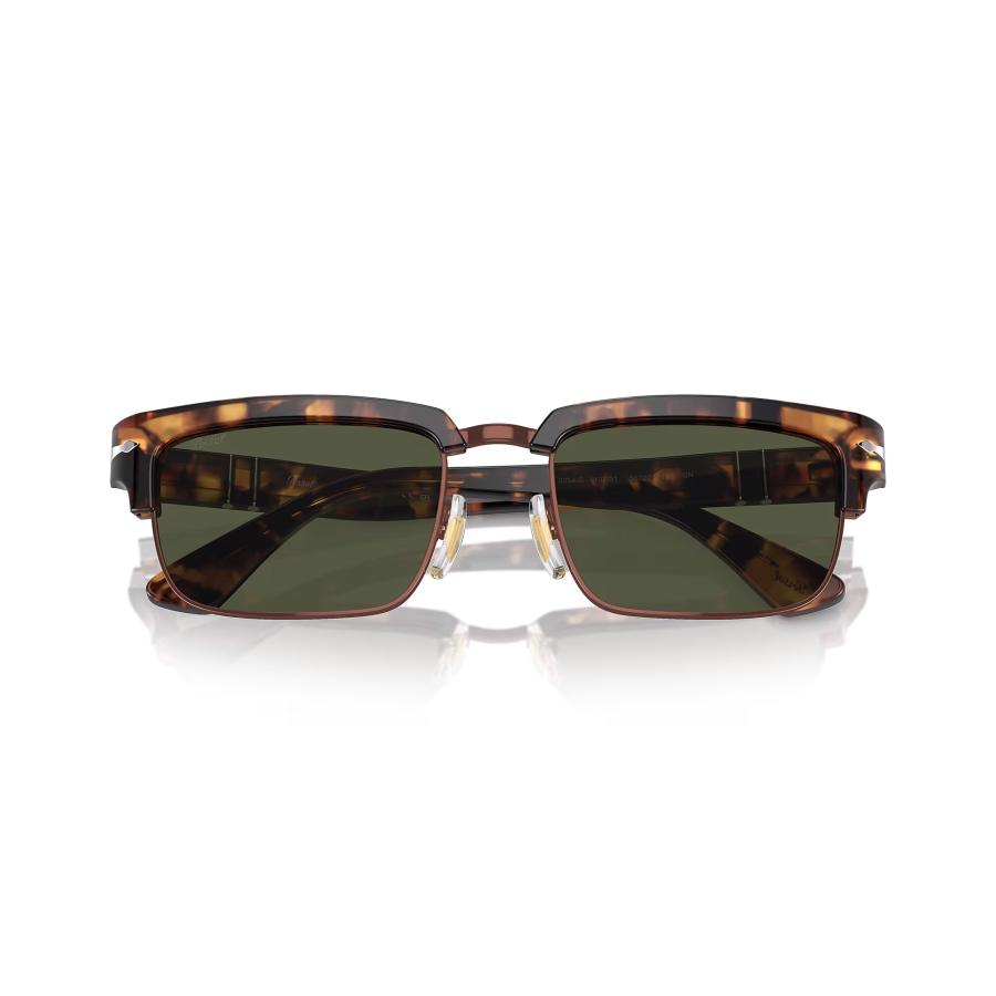 Persol ペルソール 3354S Col.110231 Honey Tortoise/Brown 茶系 (レンズ：Green) スクエア サーモントブロータイプ サングラス 正規輸入品 | persol | 05
