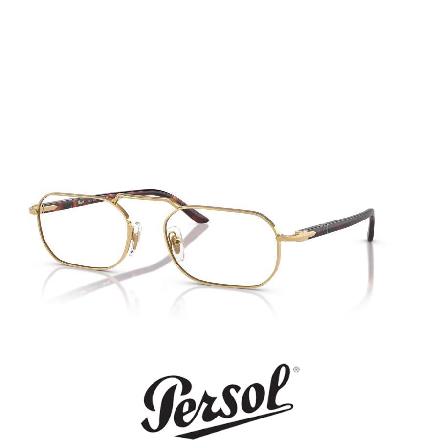 Persol ペルソール 1020V Col.515 Gold ゴールド メタルフレーム ハイブリッジ オーバルタイプ メガネ 正規輸入品 | persol