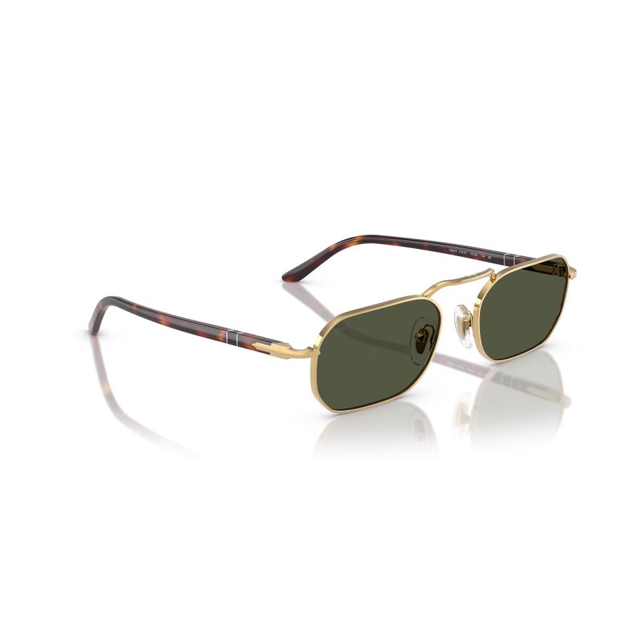 Persol ペルソール 1020S Col.515/31 Gold(レンズ：Green Crystal) メタルフレーム ハイブリッジ オーバルタイプ サングラス 正規輸入品 | persol | 02