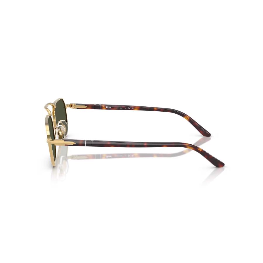 Persol ペルソール 1020S Col.515/31 Gold(レンズ：Green Crystal) メタルフレーム ハイブリッジ オーバルタイプ サングラス 正規輸入品 | persol | 03