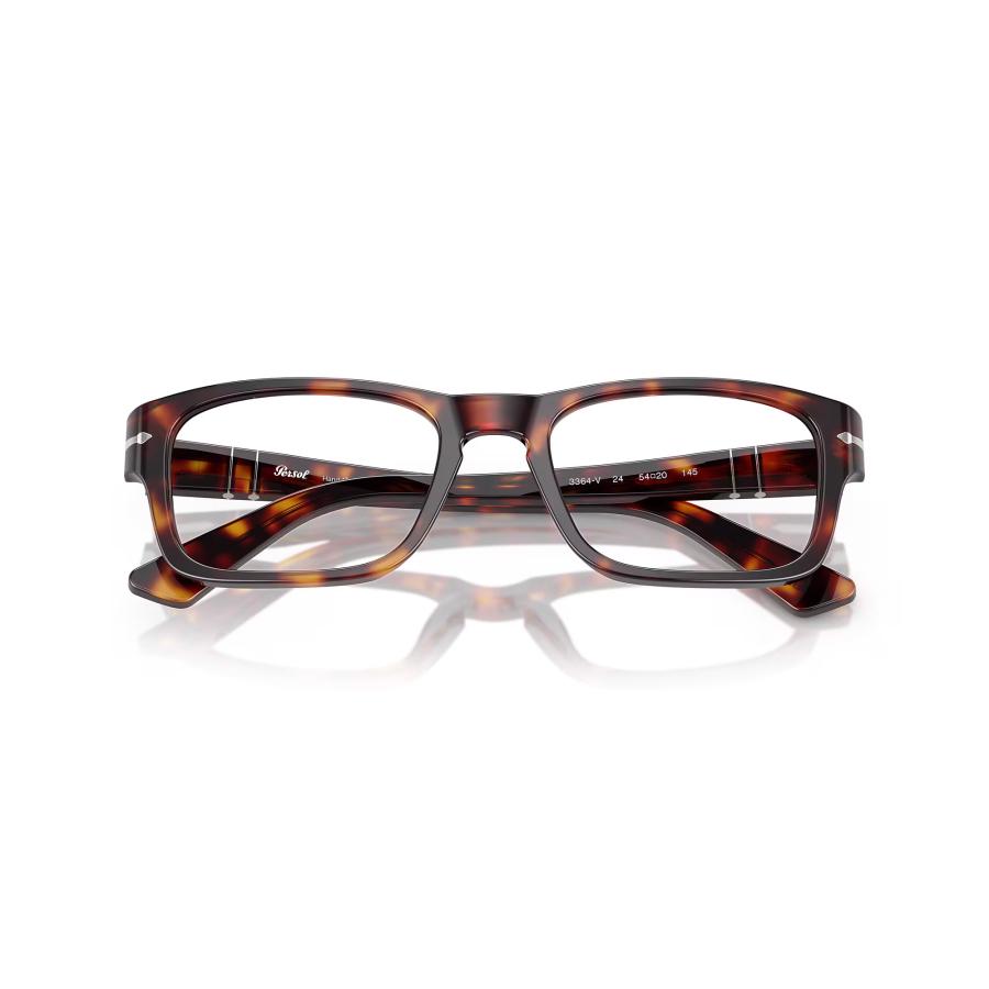 Persol ペルソール 3364V Col.24 Havana 茶系 セルフレーム ウェリントンタイプ イタリア製 メガネ 正規輸入品 | persol | 05