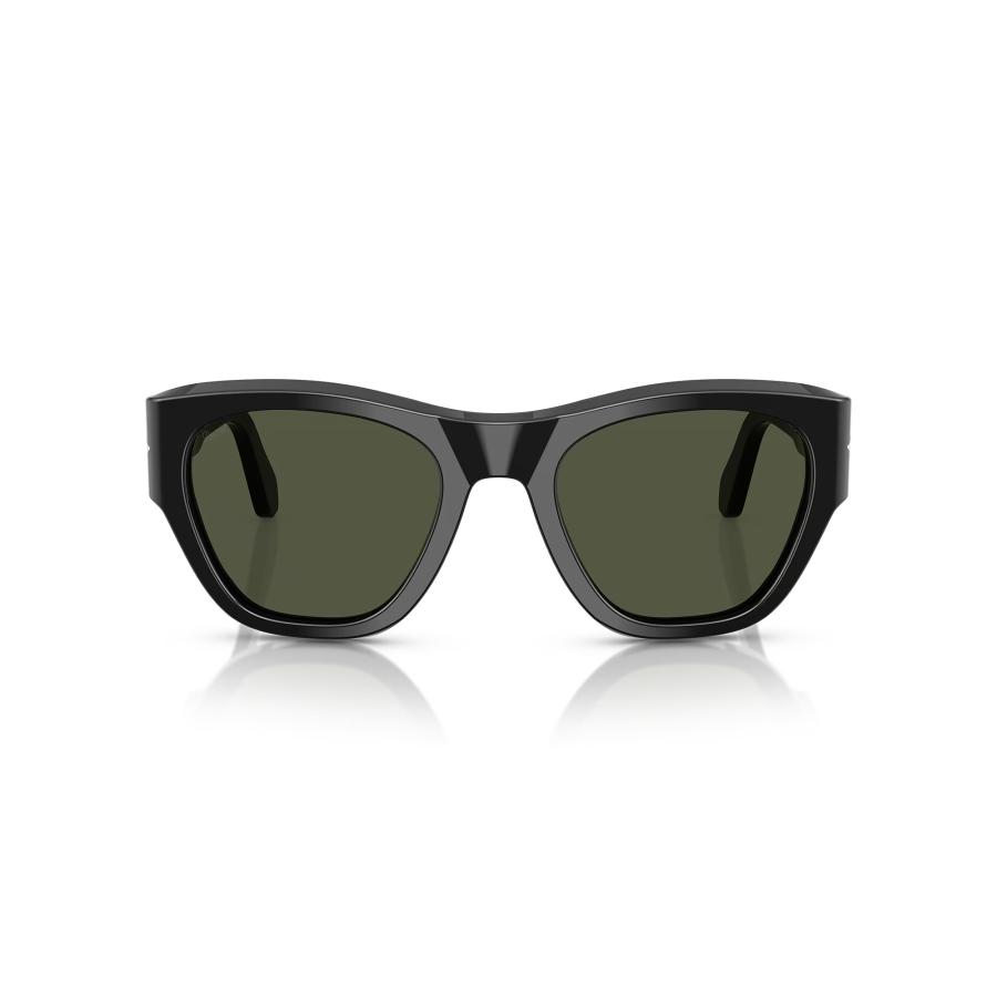 Persol ペルソール 0054S Col.95/31 Black(フレーム)/Green (レンズ) セルフレーム ウェリントンタイプ イタリア製 サングラス 正規輸入品 | persol | 01