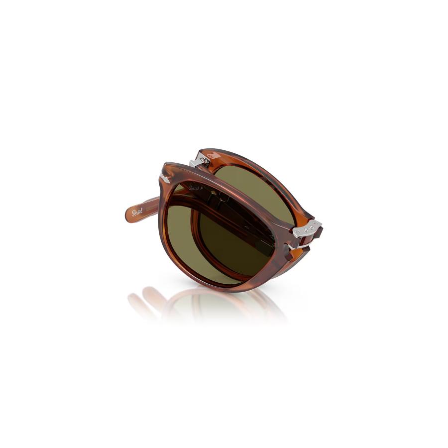 Persol ペルソール 714SM スティーブ・マックイーン 復刻 Col.96/P1 Terra Di Siena /Polar Green 偏光 折りたたみ式 ティアドロップ サングラス 正規輸入品 | persol | 01
