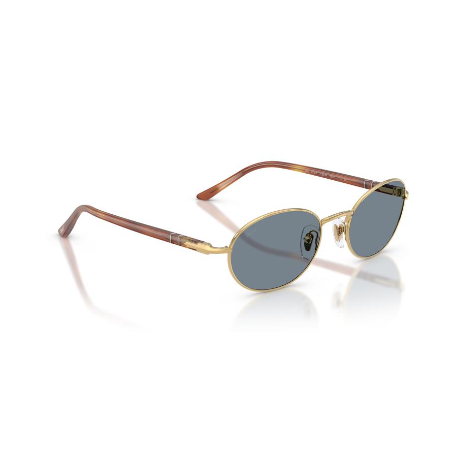 Persol ペルソール 1018S Col.113256 Gold/Light Blue オーバルタイプメタルフレーム サングラス イタリア 正規輸入品 | persol | 02