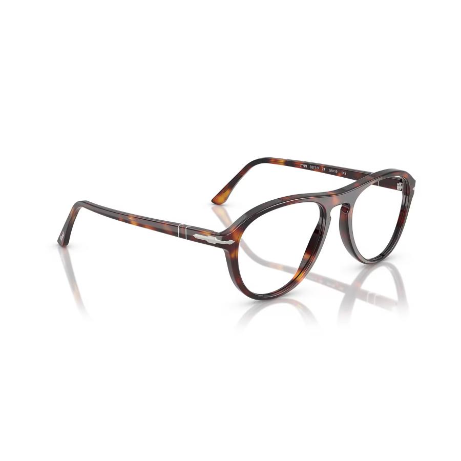 Persol ペルソール 3371V Col.24 Havana 茶 ティアドロップタイプ セルフレーム メガネ イタリア 正規輸入品 | persol | 02