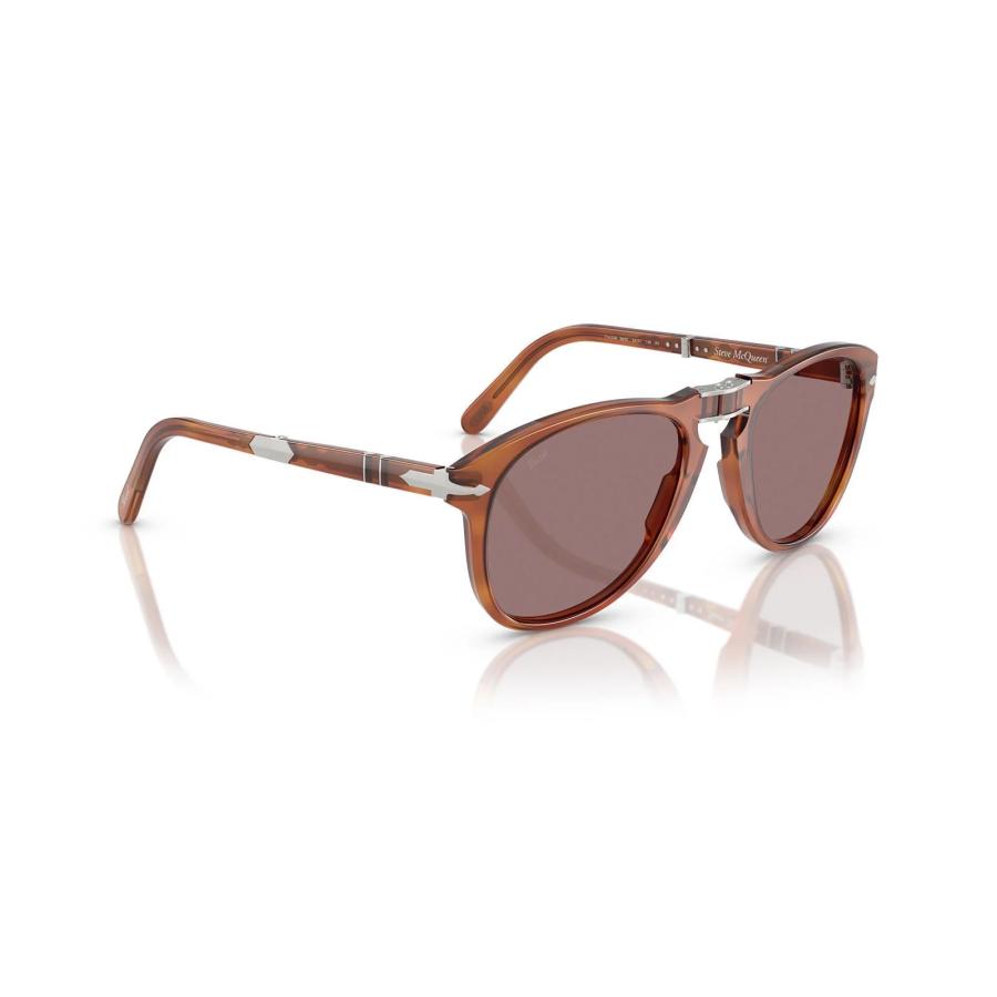 Persol ペルソール 714SM スティーブ・マックイーン 復刻 Col.96/53 Terra Di Siena/Violet 折りたたみ式 ティアドロップ サングラス 正規輸入品 | persol | 03