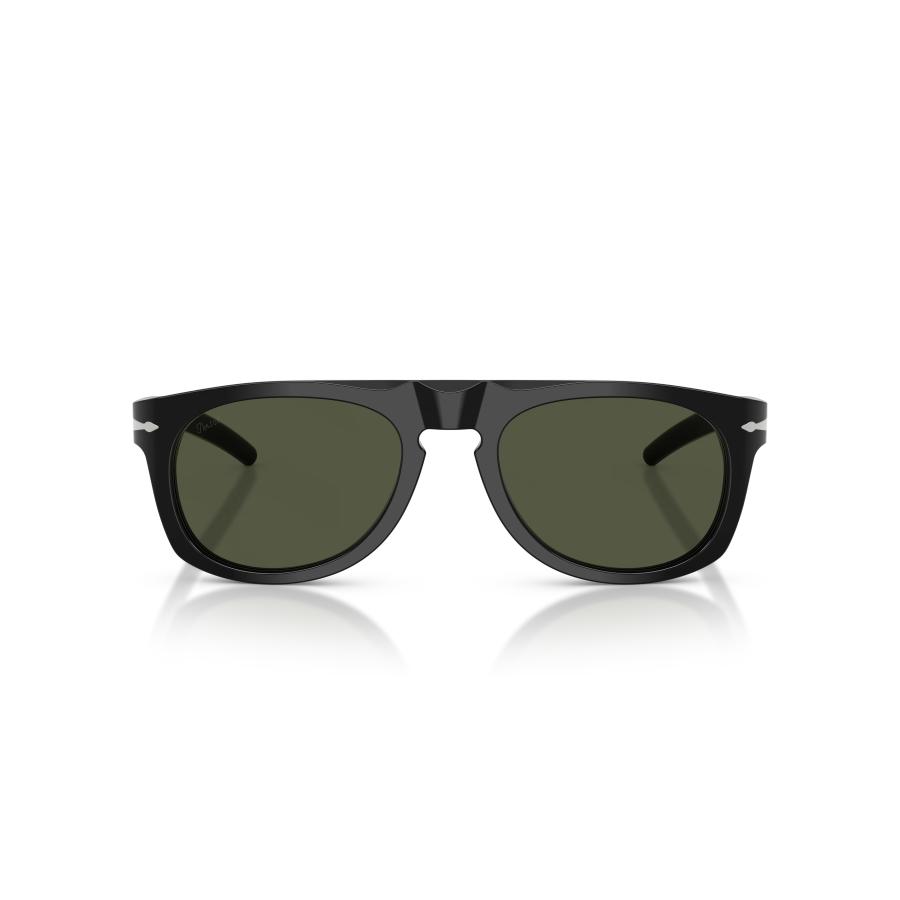 Persol ペルソール 3401S - Persol & Cassina Collection Col.95/31 Black 黒 ティアドロップタイプ サングラス イタリア 正規輸入品 | persol | 01