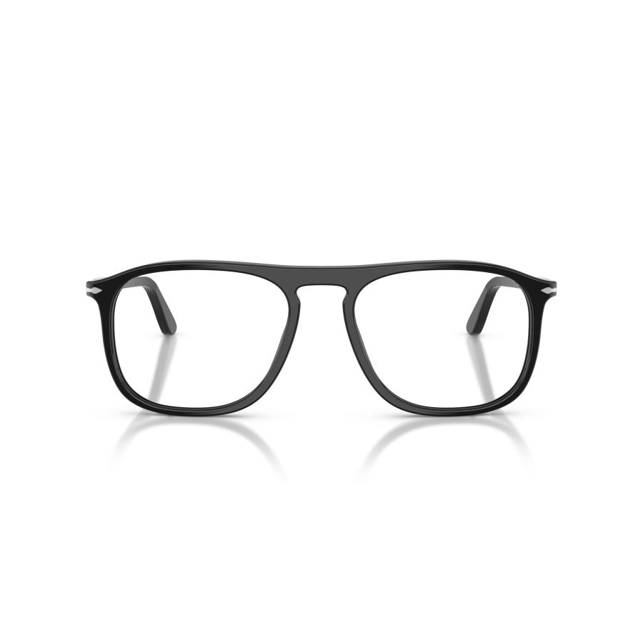Persol ペルソール 3392V Col.95 Black 黒 ウェリントンタイプ セルフレーム メガネ イタリア 正規輸入品 | persol | 01