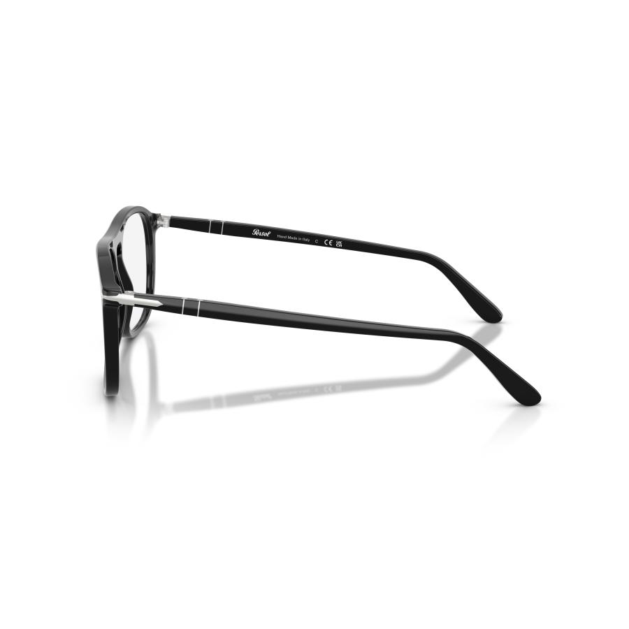 Persol ペルソール 3392V Col.95 Black 黒 ウェリントンタイプ セルフレーム メガネ イタリア 正規輸入品 | persol | 03