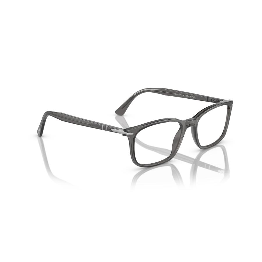 Persol ペルソール 3189V Col.1196 Transparent Grey クリアグレー スクエアタイプ セルフレーム メガネ イタリア 正規輸入品 | persol | 02