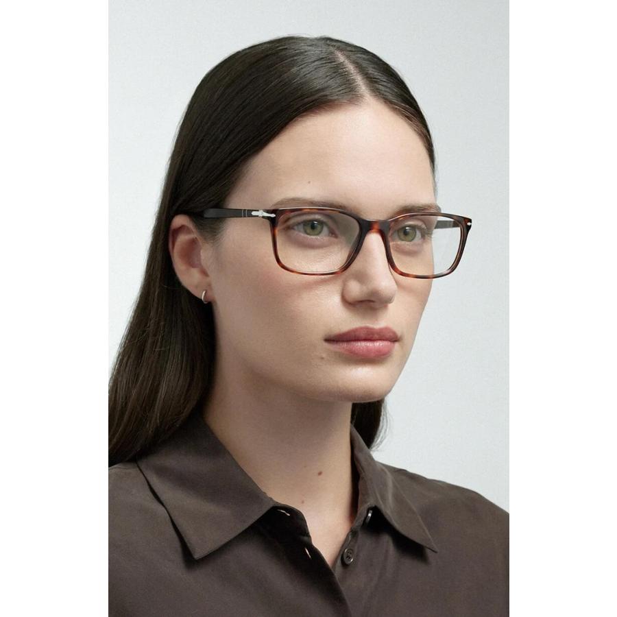 Persol ペルソール 3189V Col.1196 Transparent Grey クリアグレー スクエアタイプ セルフレーム メガネ イタリア 正規輸入品 | persol | 06