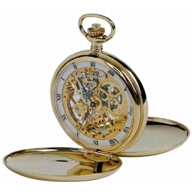 Rapport ラポート PW90 DOUBLE HUNTER ダブルハンター 懐中時計 ポケットウォッチ  機械式手巻き ゴールド【正規】 | RAPPORT | 01