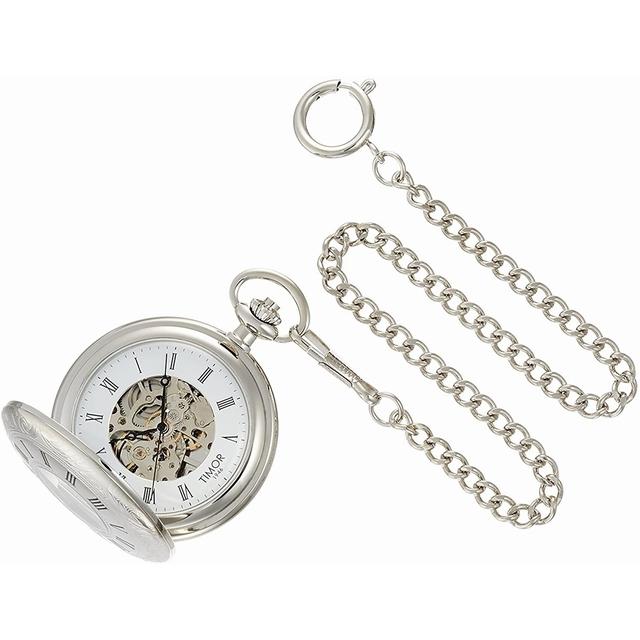 TIMOR ティモール TP101CH01 懐中時計 ポケットウォッチ  手巻き シルバー【正規】 | 