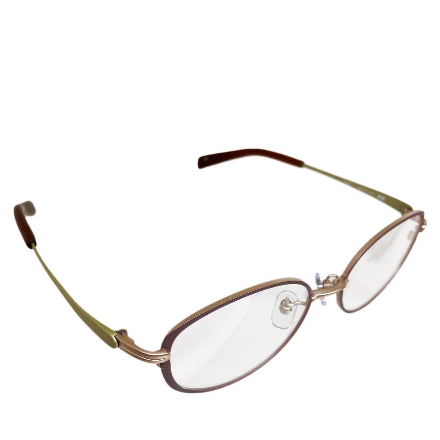 RIDOL リドル R-201 Col.1 マットゴールド / ベージュ 国産チタン製眼鏡フレーム |  | 03