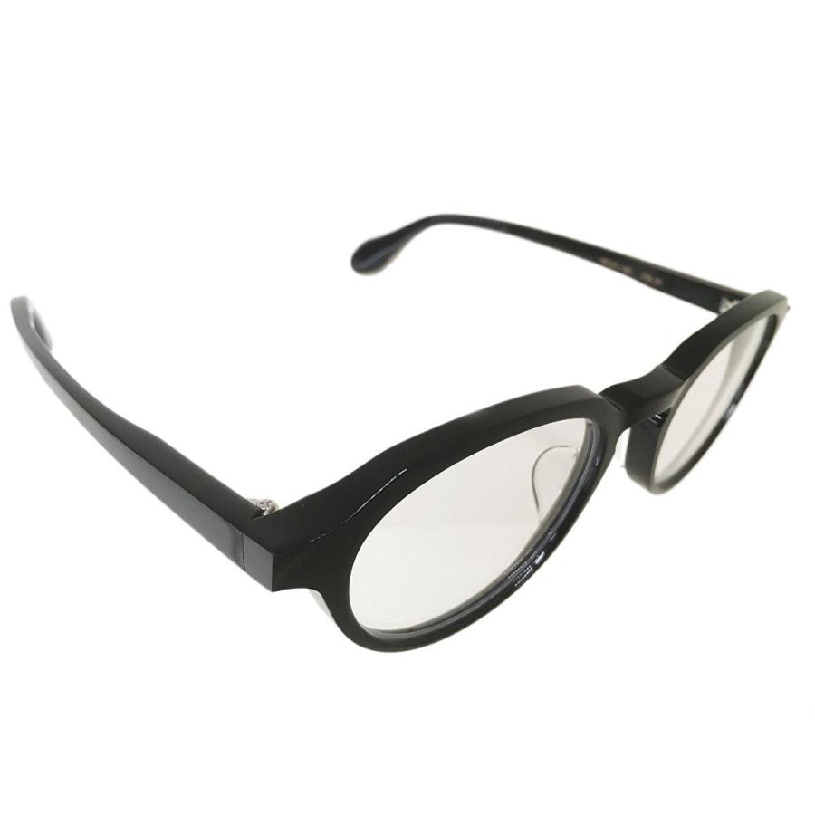 杉本 圭 スギモトケイ メガネ セルフレーム 福井産 クラウンパントタイプ KS-102 Col.01（ブラック） |  | 03