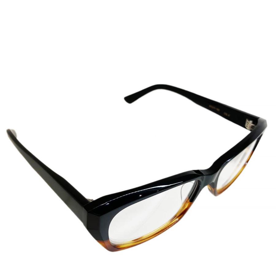 杉本圭 スギモトケイ KS-115 Col.3 ブラック/ハバナ メガネフレーム ウェリントンタイプ 正規取扱店 | 杉本圭 | 03