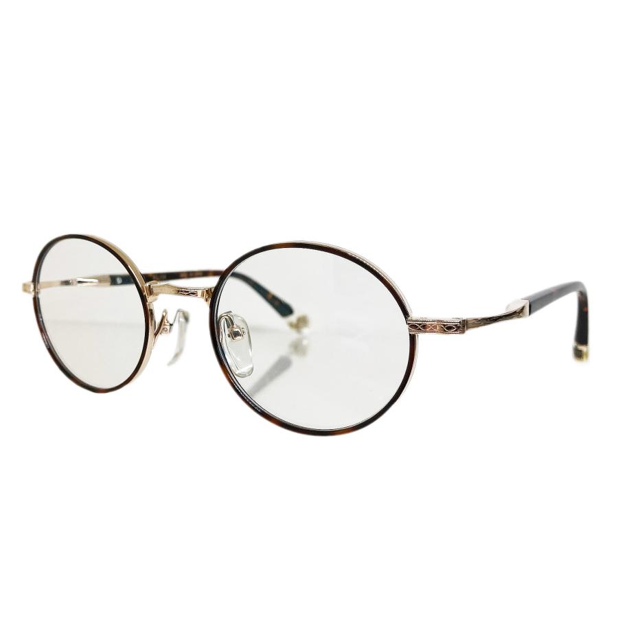 杉本圭 スギモトケイ KS-124 Col.1 ゴールド/デミブラウン メガネ ウィンザーリム オーバルタイプ 正規販売店 | 杉本圭
