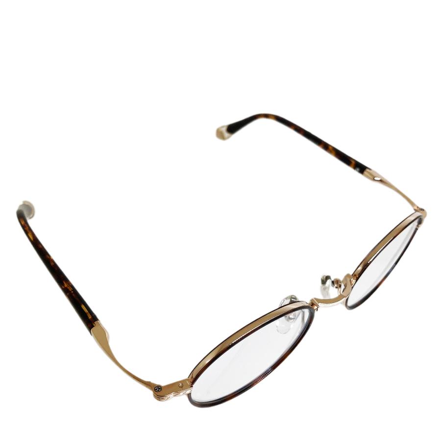 杉本圭 スギモトケイ KS-124 Col.1 ゴールド/デミブラウン メガネ ウィンザーリム オーバルタイプ 正規販売店 | 杉本圭 | 03