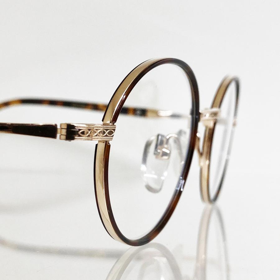 杉本圭 スギモトケイ KS-124 Col.1 ゴールド/デミブラウン メガネ ウィンザーリム オーバルタイプ 正規販売店 | 杉本圭 | 04
