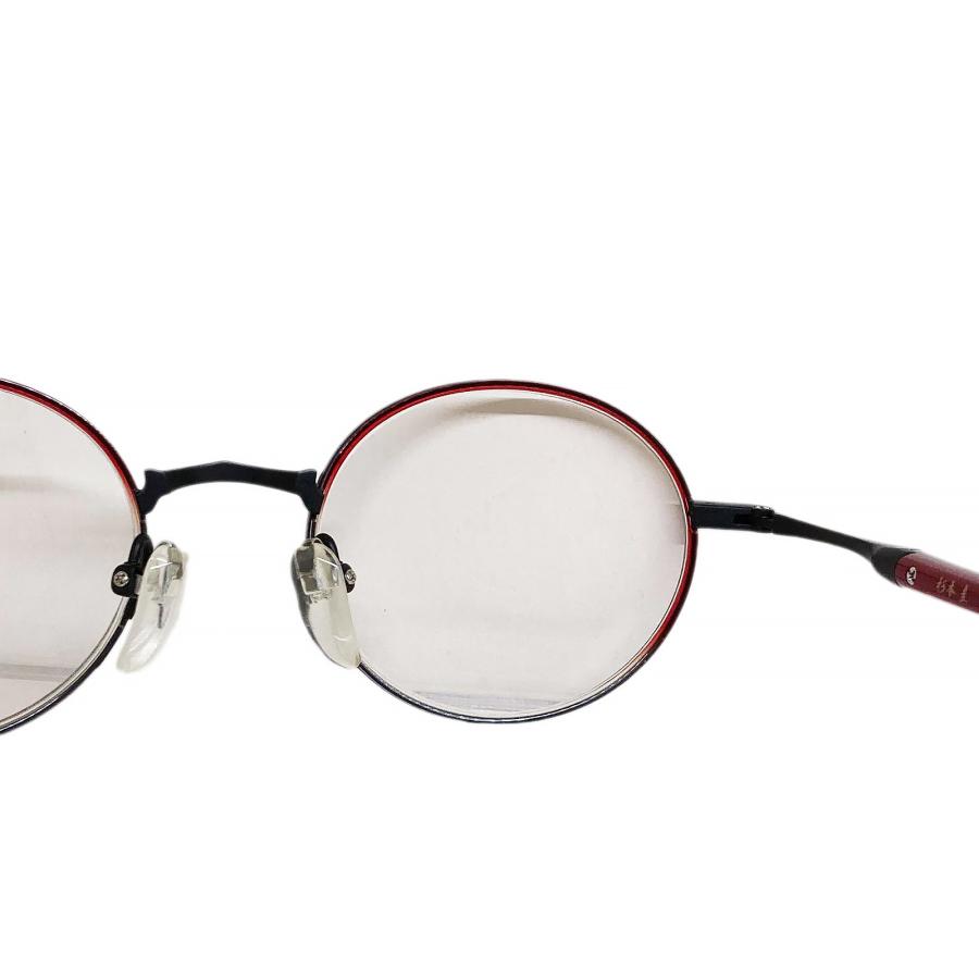 杉本圭 スギモトケイ KS-124 Col.5 マットブラック/レッド メガネ ウィンザーリム オーバルタイプ 正規販売店 | 杉本圭 | 05
