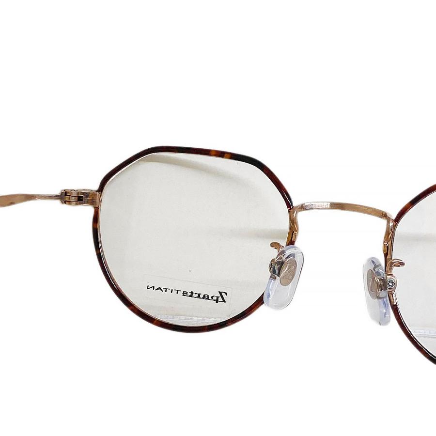 Zparts ジーパーツ Z-127 Col.Mirror Gold× Demi Brown Rim 茶