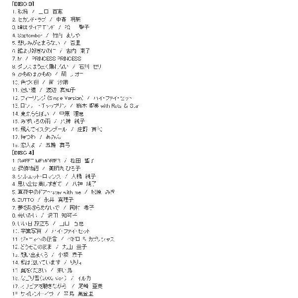 AGAIN〜女性ヴォーカリスト・スペシャル・セレクション〜CD4枚組の画像