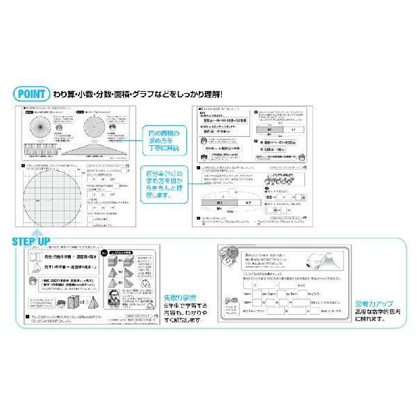 七田式教材 しちだ 小学生プリント5年生 算数 Newitem4731 脳トレ