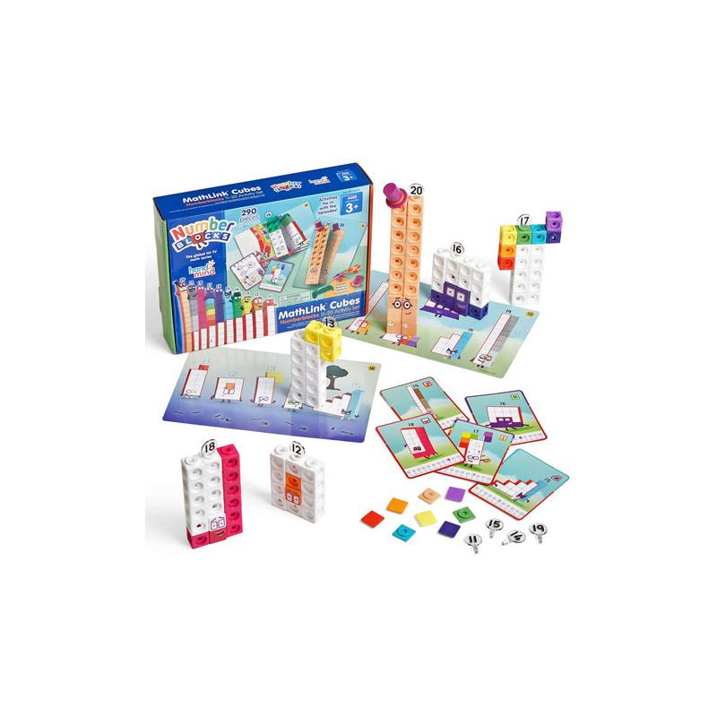 Numberblocks MathLink Cubes 11-20 Activity Set 数値ブロック数