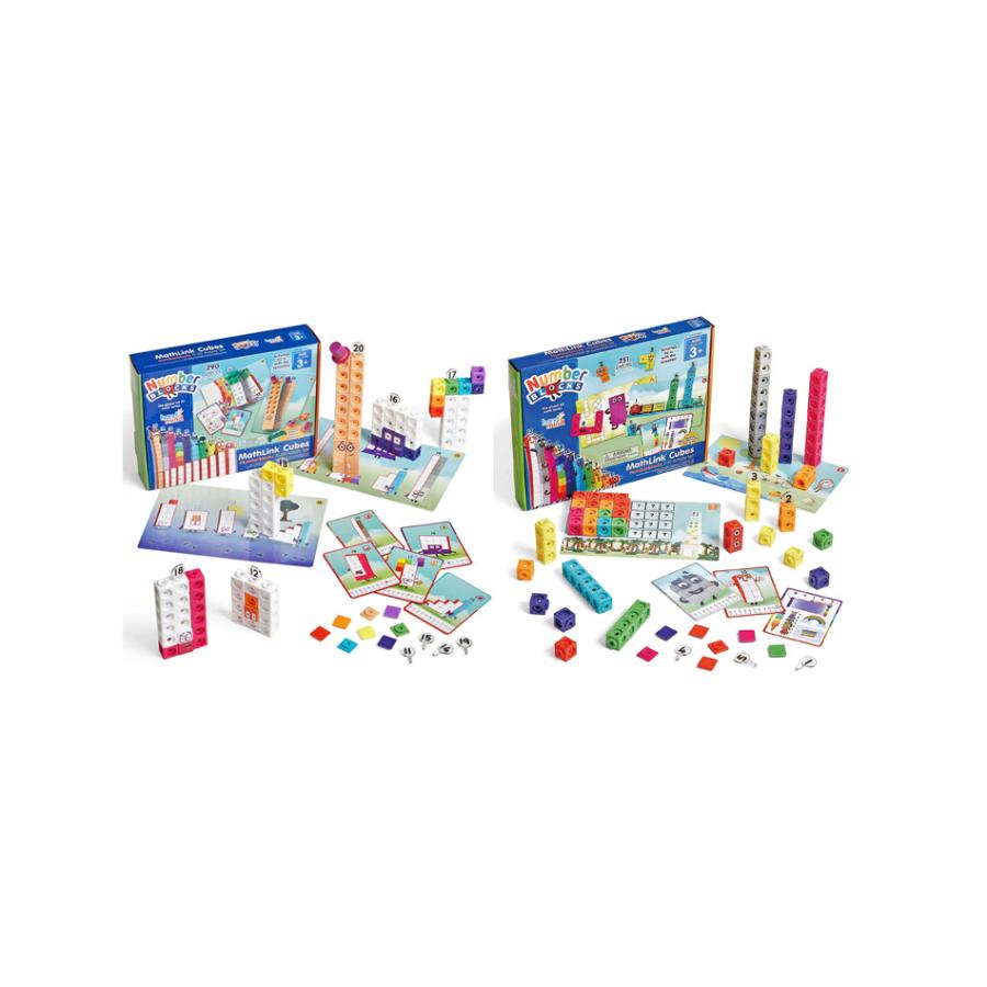Numberblocks MathLink Cubes (1-10 + 11-20) Activity Set 数値