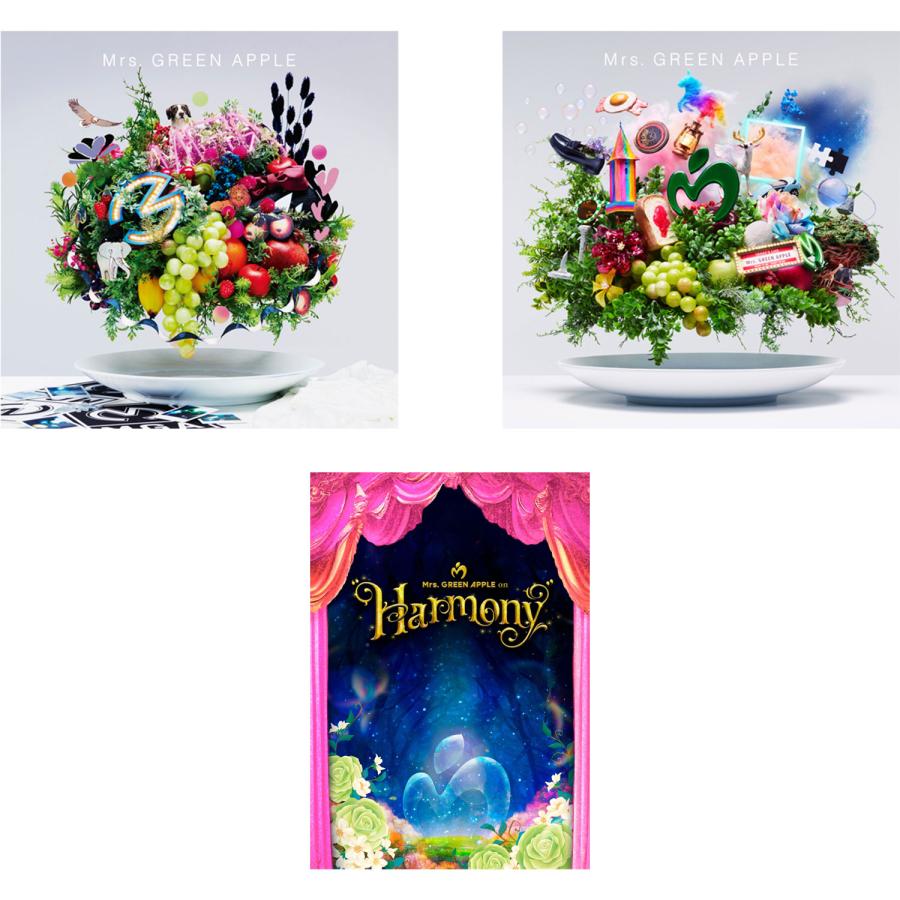 ヒット曲収録!!アルバム5枚セット! Mrs.GREEN APPLE ／ ベストアルバム 「5」 + 「10」 CD ＆ LIVE DVD