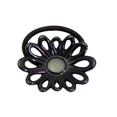 Made in France ゴムポニー フラワー透かしフランス製 |  | 01