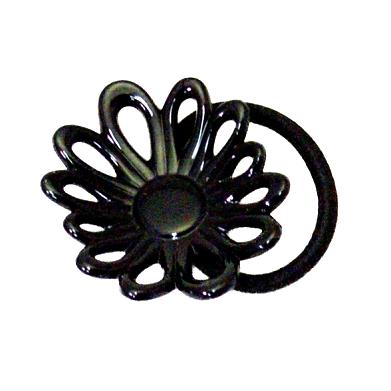 Made in France ゴムポニー フラワー透かしフランス製 |  | 03