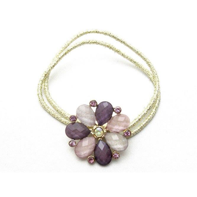 送料無料 コンチョ７弁花カットパーツ＆ストーン |  | 02